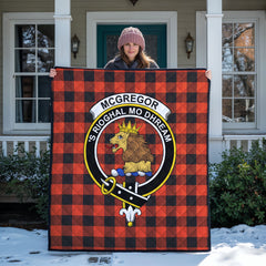 McGregor Rob Roy Ancient Tartan Crest Quilt