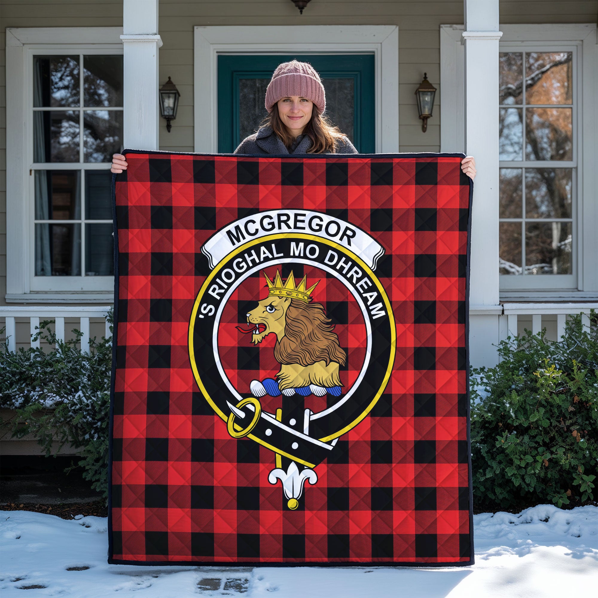 McGregor Rob Roy Modern Tartan Crest Quilt