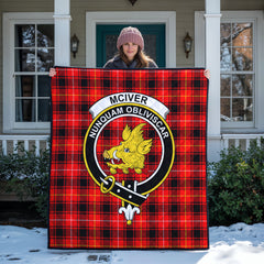 McIver Modern Tartan Crest Quilt