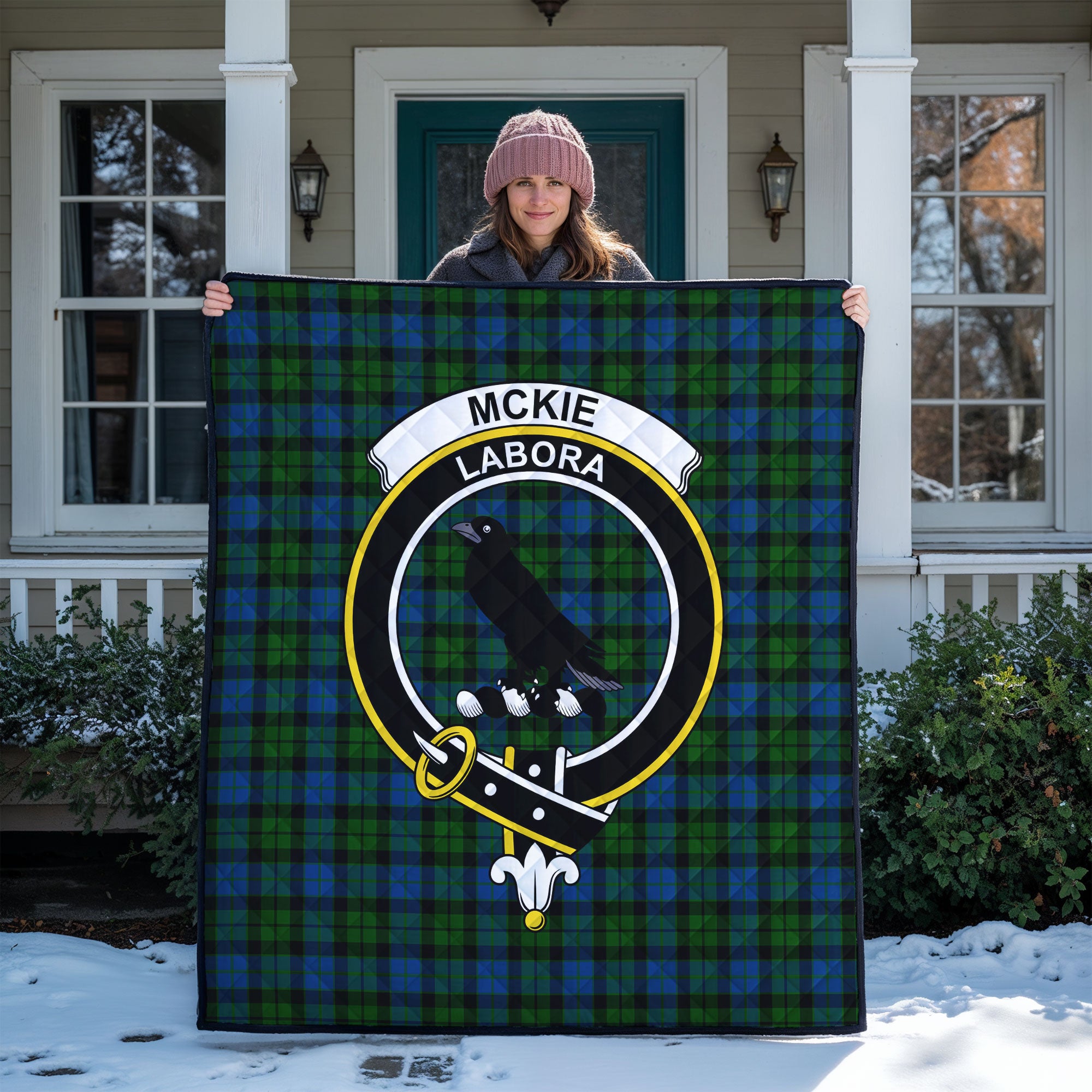 McKie Tartan Crest Quilt