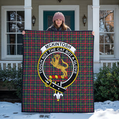McKintosh Hunting Modern Tartan Crest Quilt