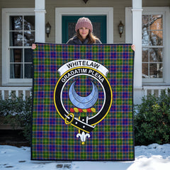 Whitelaw Tartan Crest Quilt