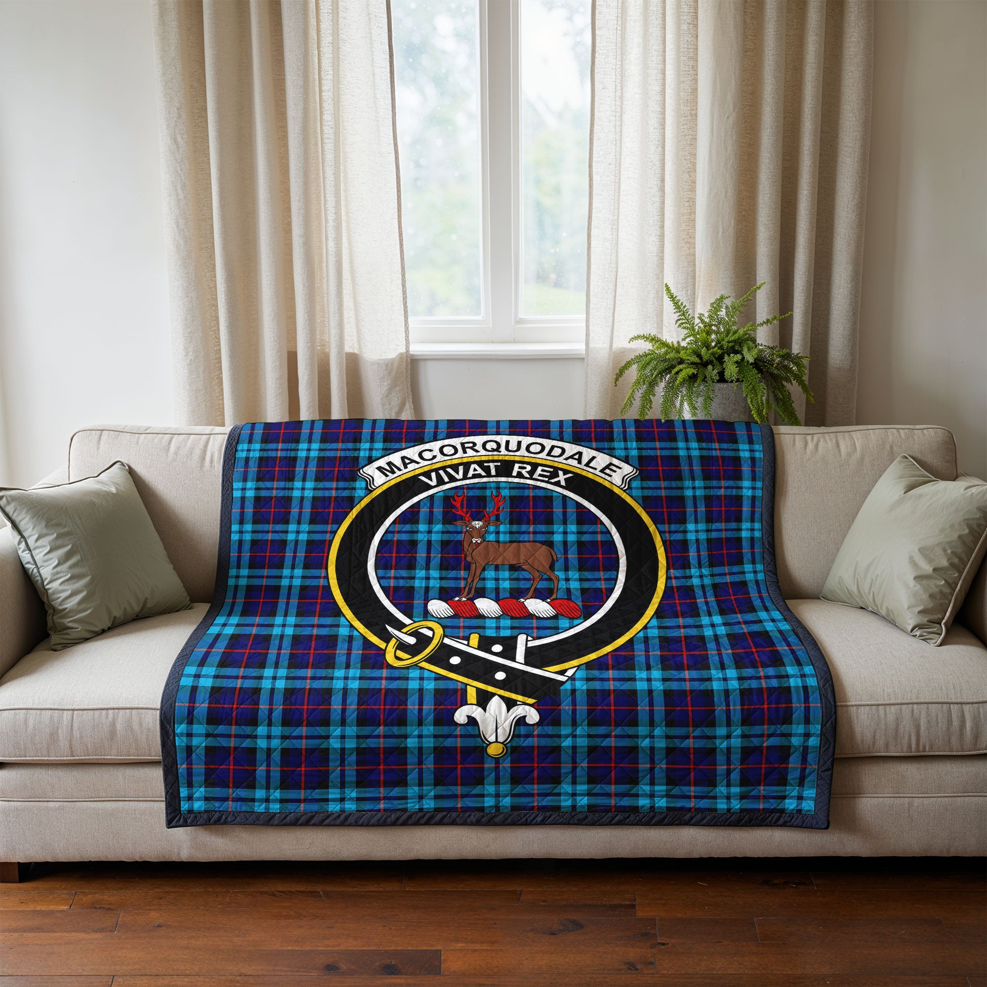 MacCorquodale Tartan Crest Quilt