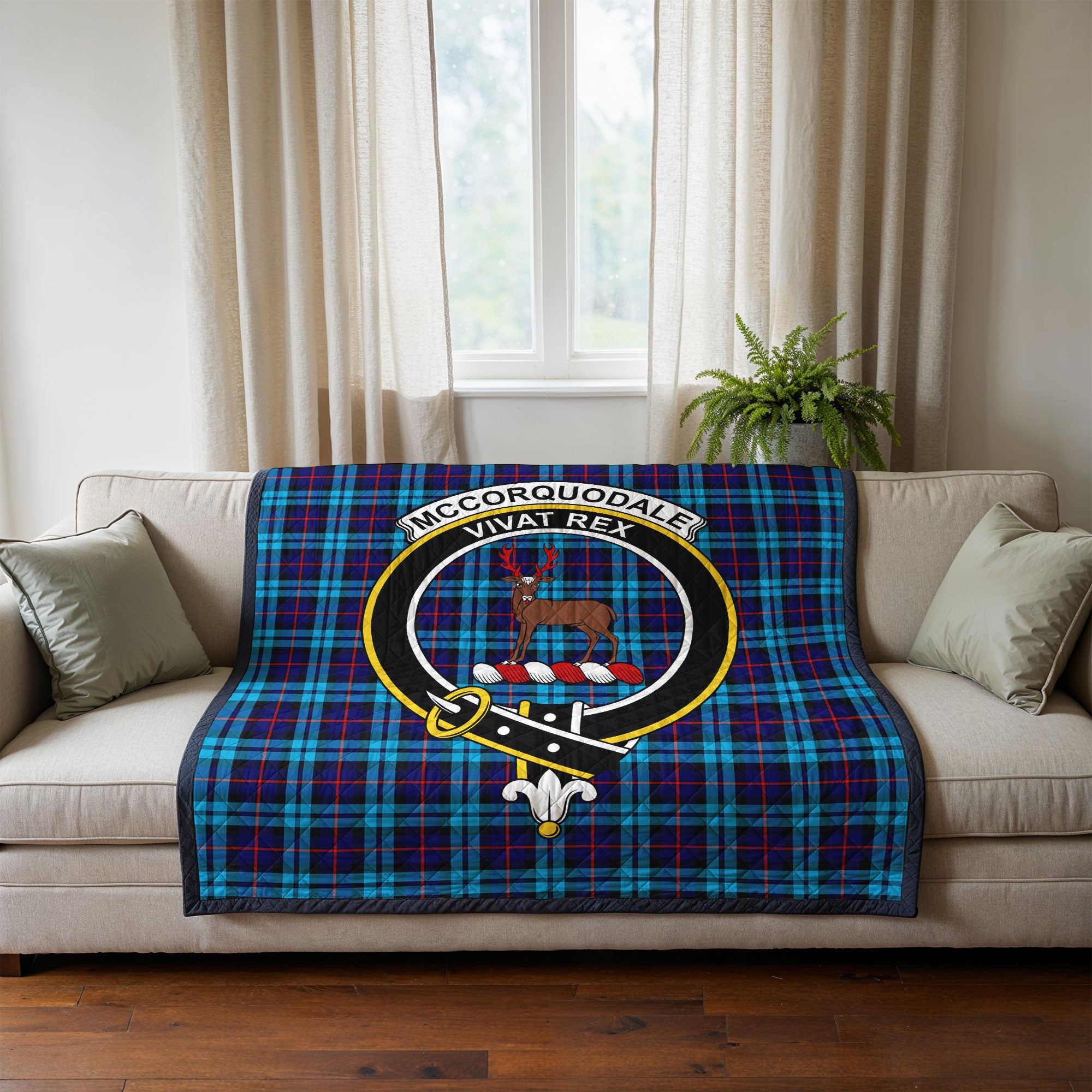 McCorquodale Tartan Crest Quilt