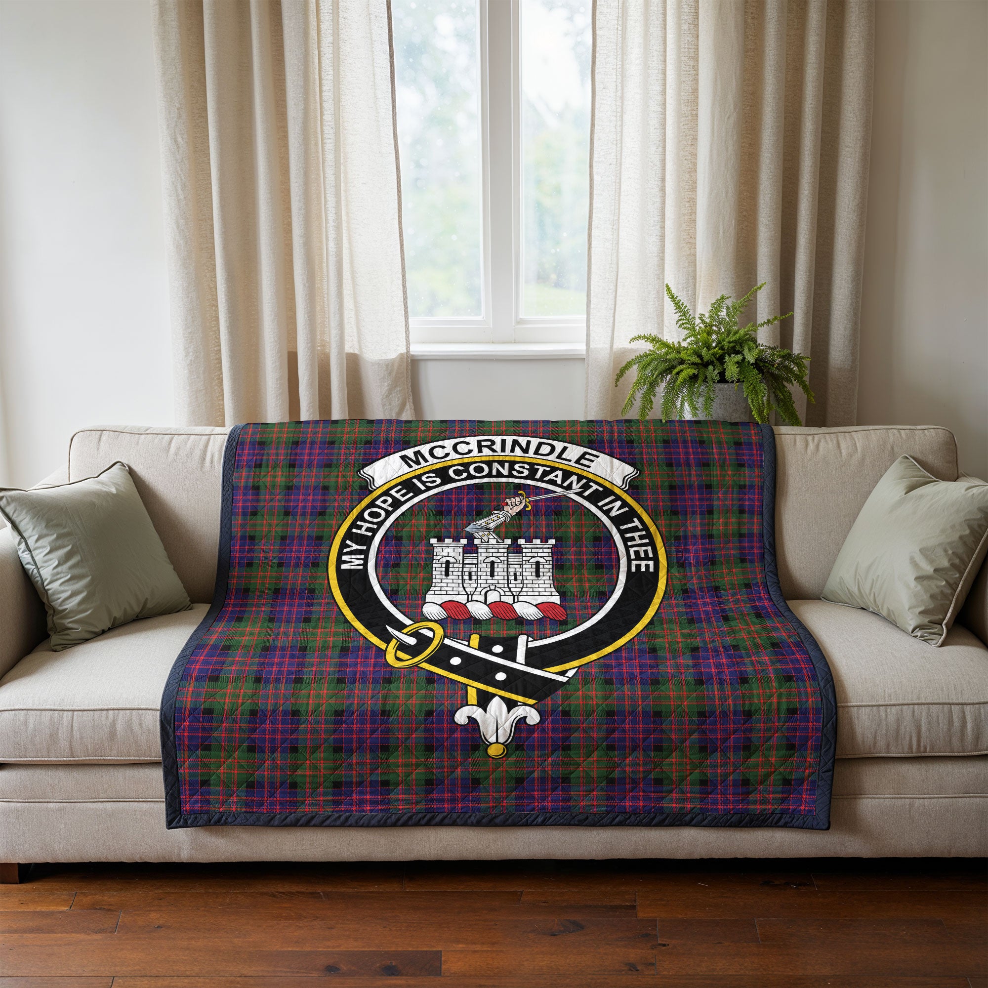 McCrindle Tartan Crest Quilt