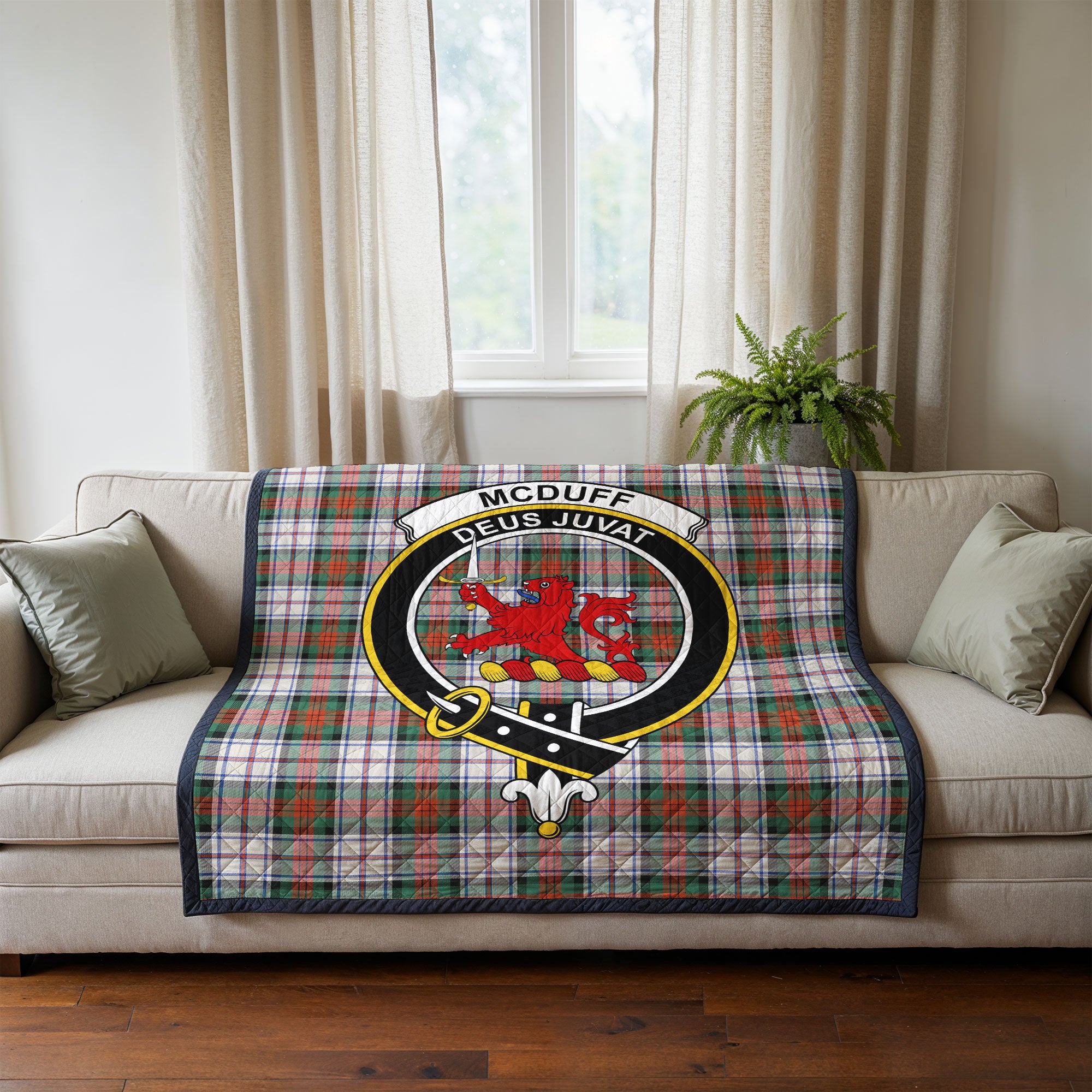 McDuff Dress Ancient Tartan Crest Quilt