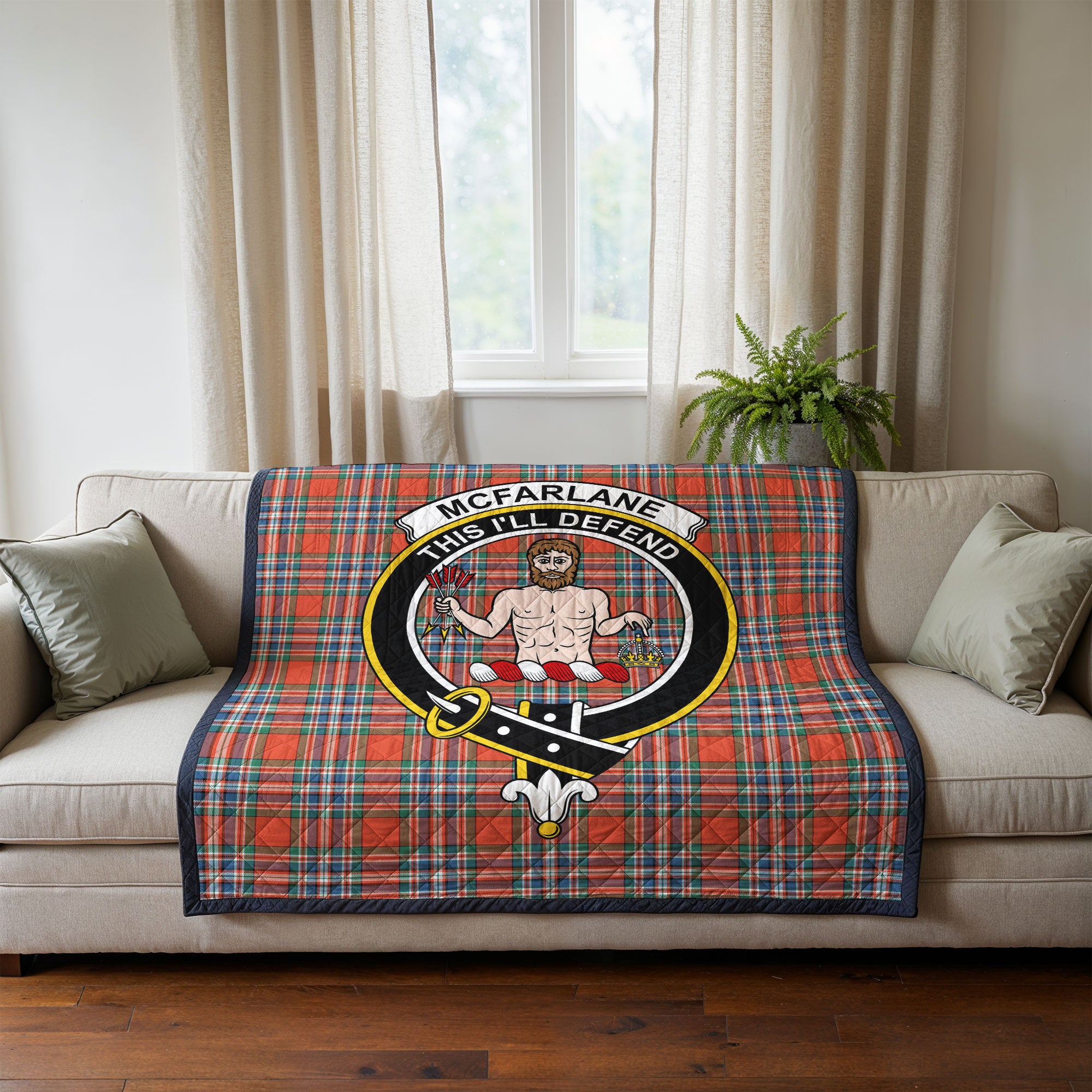 McFarlane Ancient Tartan Crest Quilt