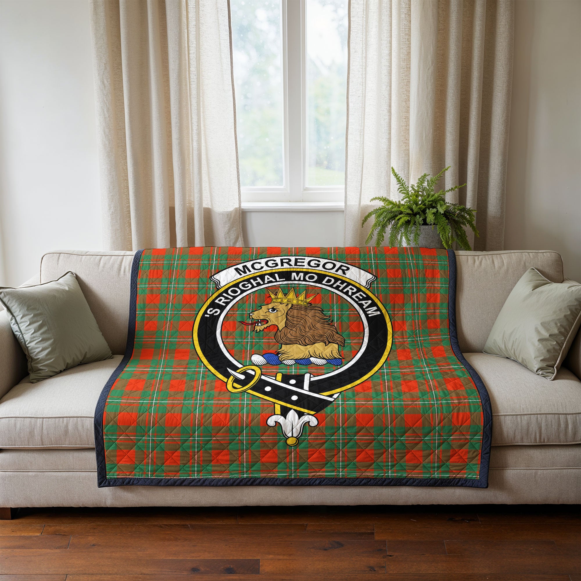 McGregor Ancient Tartan Crest Quilt