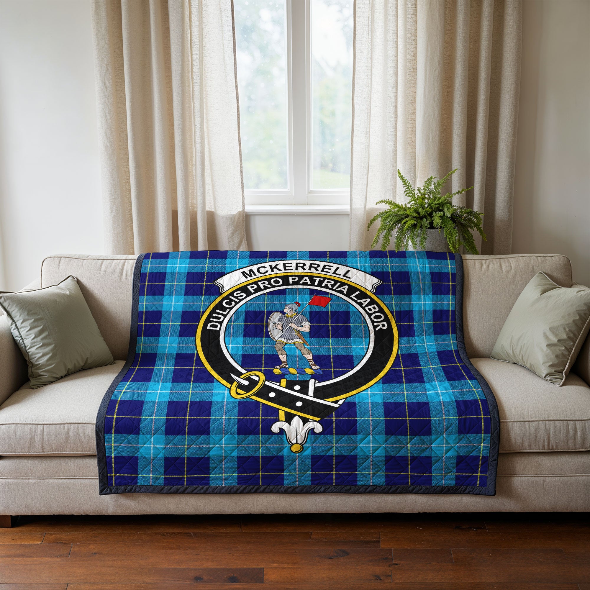 McKerrell Tartan Crest Quilt