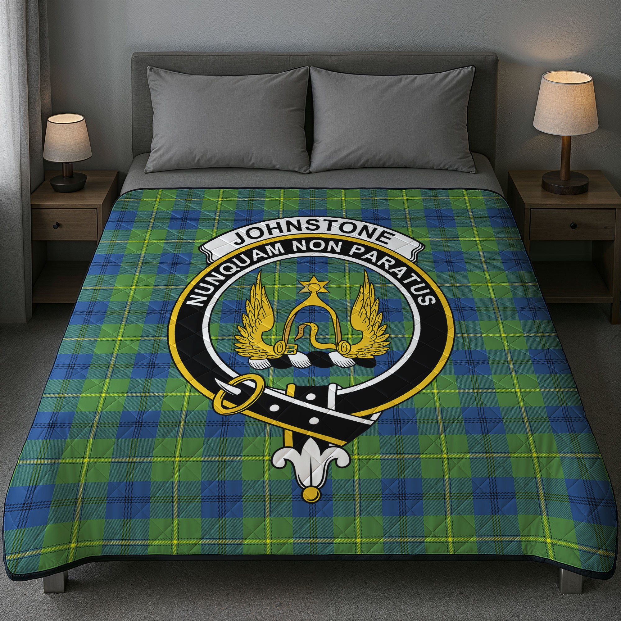 Johnstone Ancient Tartan Crest Quilt