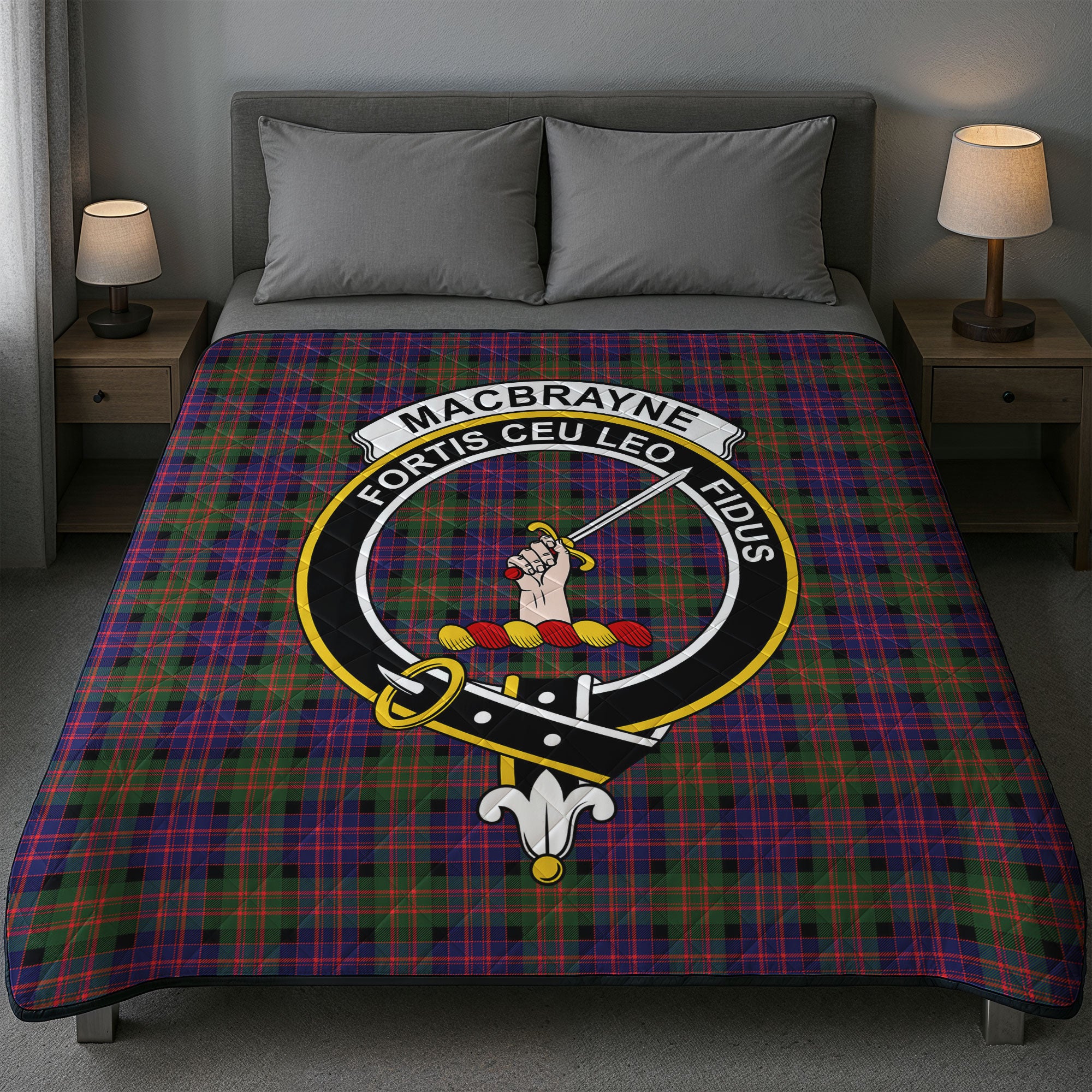 MacBrayne Tartan Crest Quilt