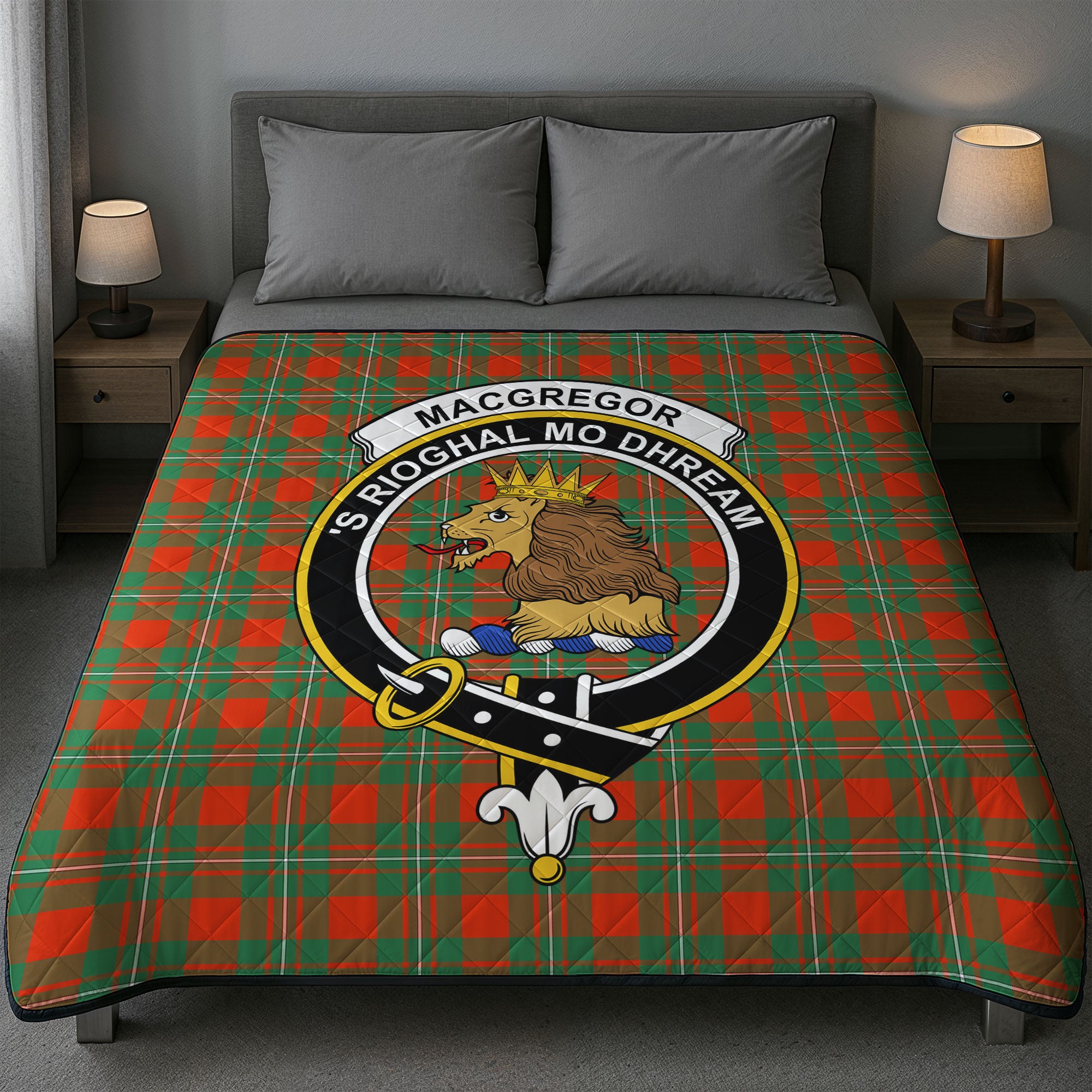 MacGregor Ancient Tartan Crest Quilt