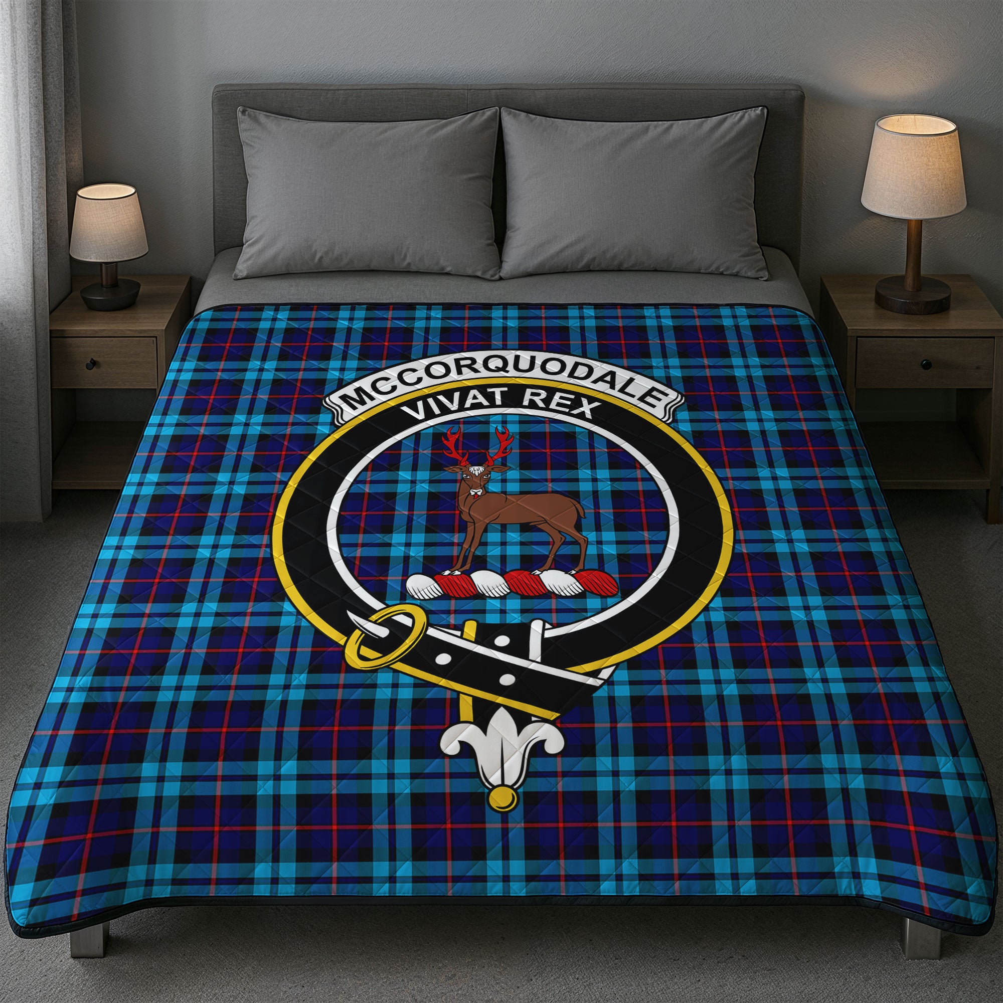 McCorquodale Tartan Crest Quilt