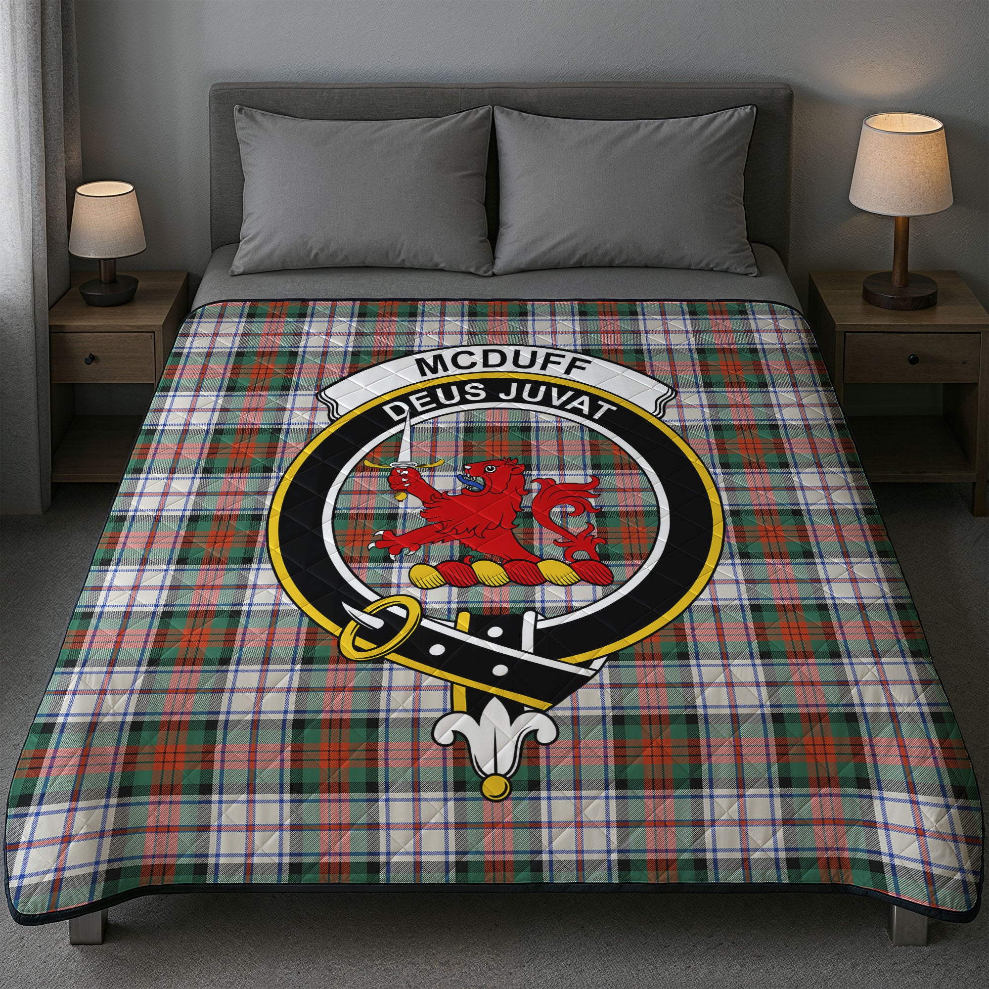 McDuff Dress Ancient Tartan Crest Quilt
