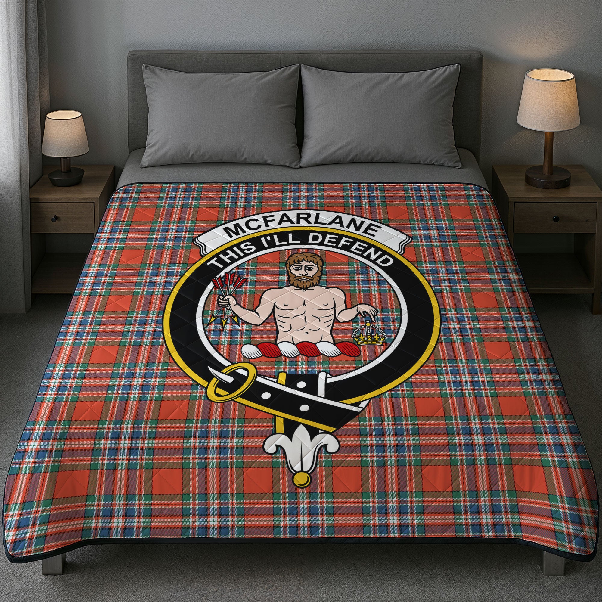 McFarlane Ancient Tartan Crest Quilt