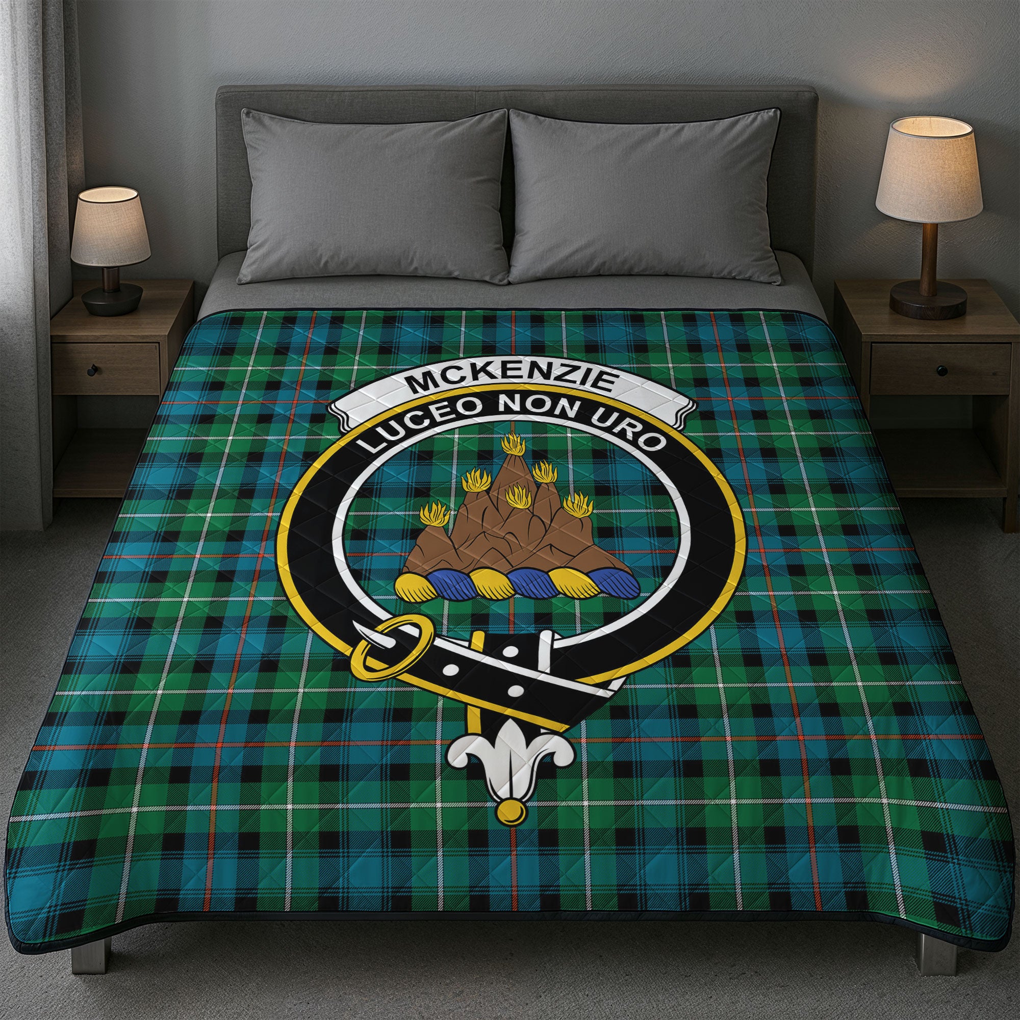 McKenzie Ancient Tartan Crest Quilt