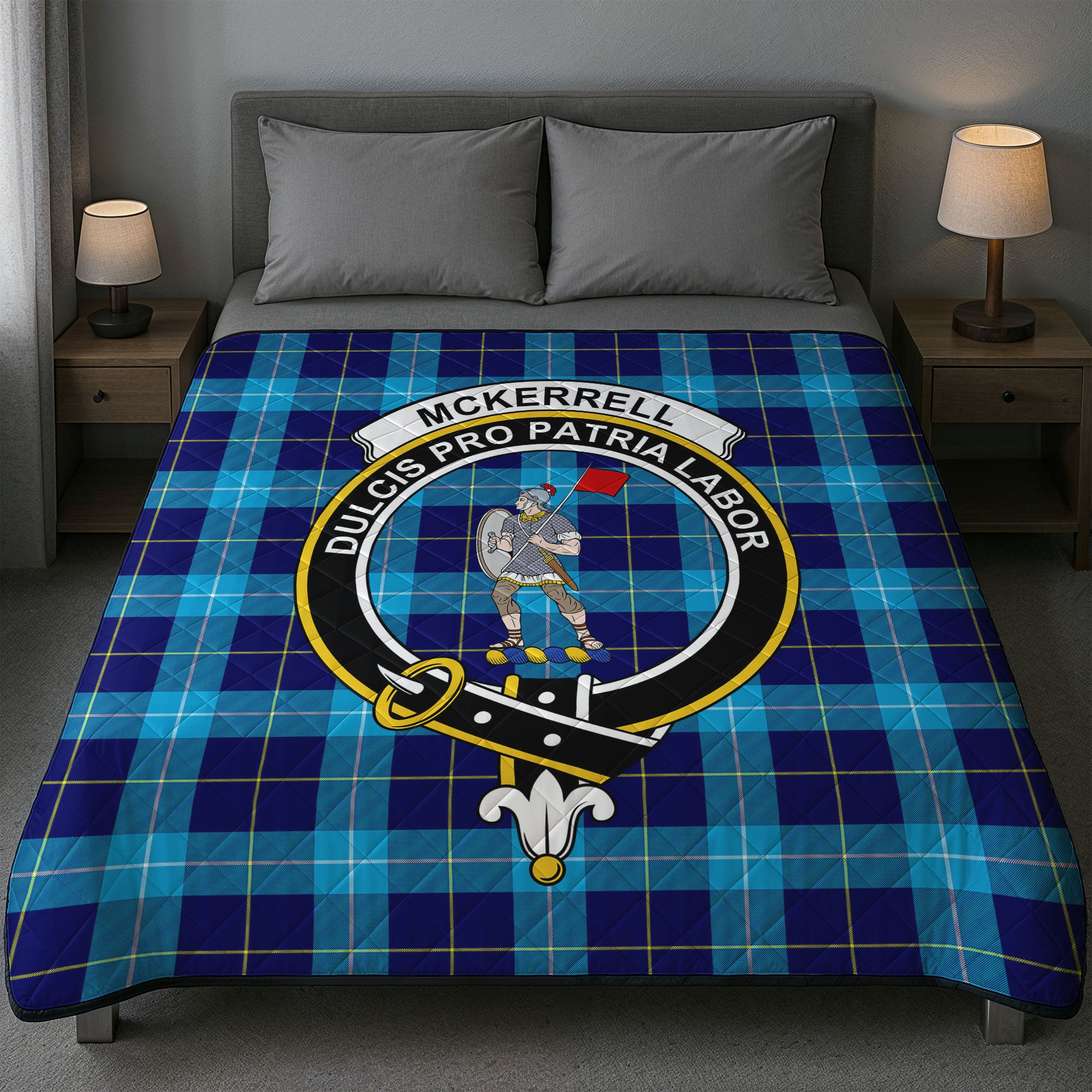 McKerrell Tartan Crest Quilt
