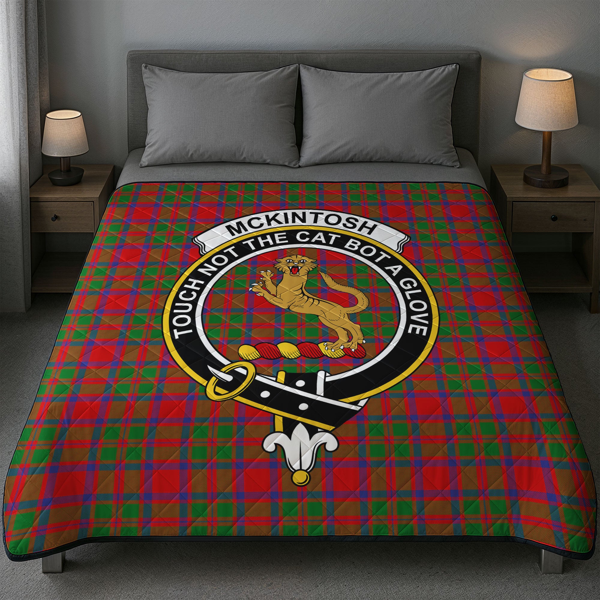 McKintosh Modern Tartan Crest Quilt