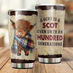 Scot Is A Scot Even Unto An Hundred Generations Highland Cows Tumbler