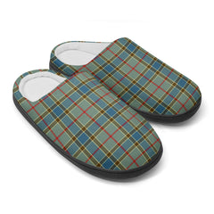 Balfour Blue Tartan Slippers