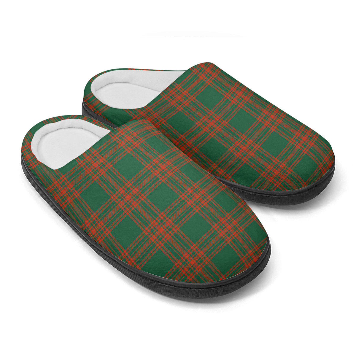 Menzies Green Ancient Tartan Slippers