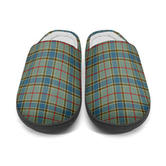 Balfour Blue Tartan Slippers