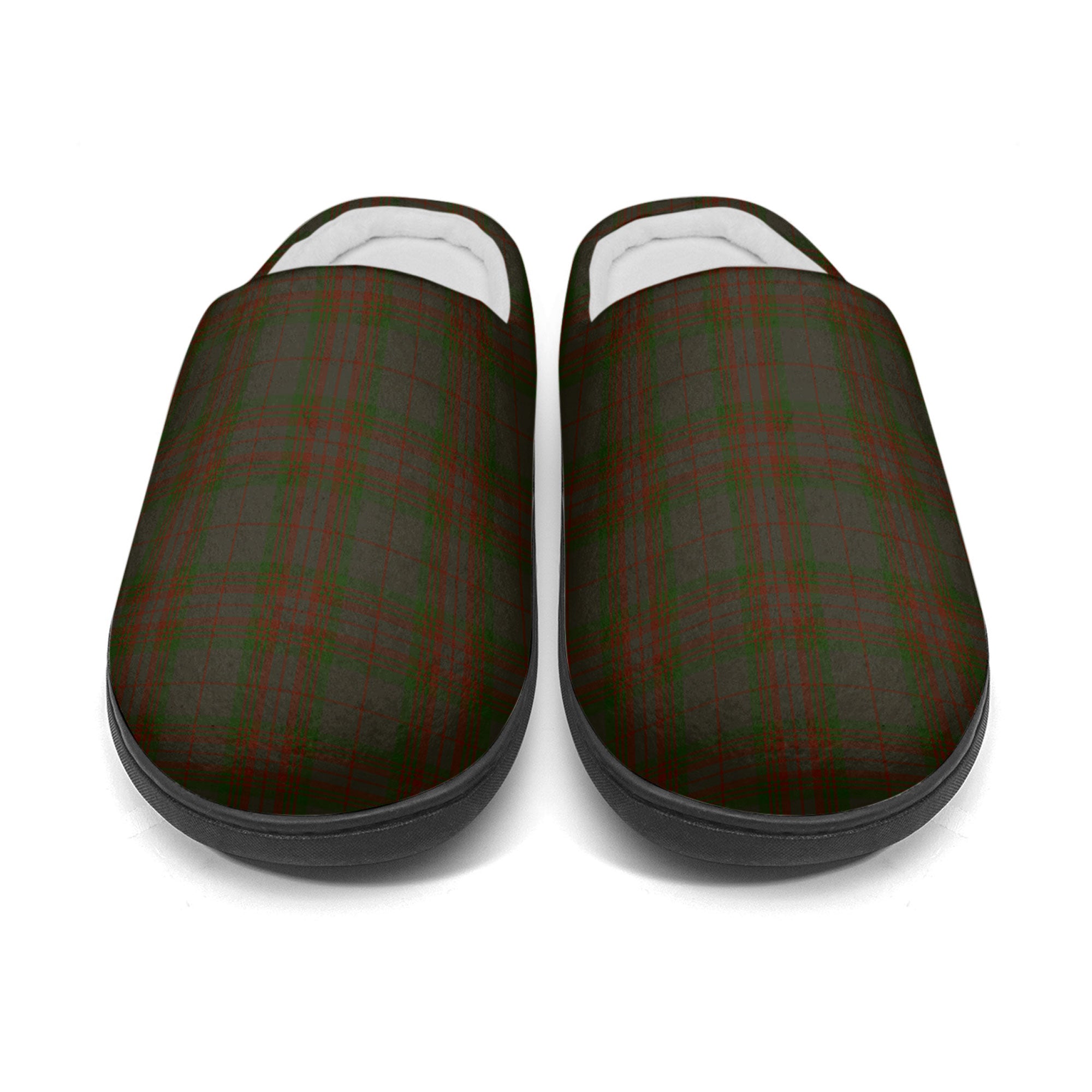 Gray Tartan Slippers