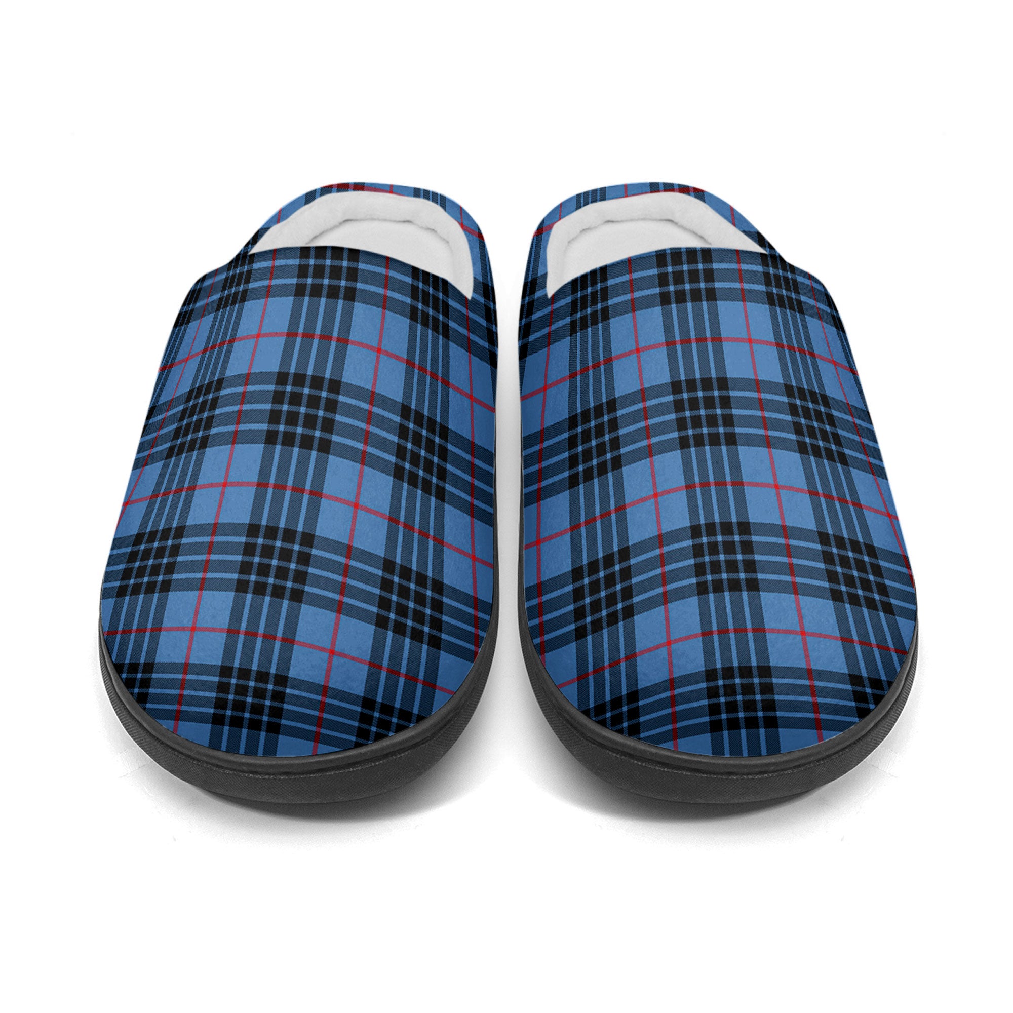 MacKay Blue Tartan Slippers