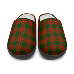 Menzies Green Modern Tartan Slippers