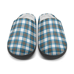 Stewart Muted Blue Tartan Slippers