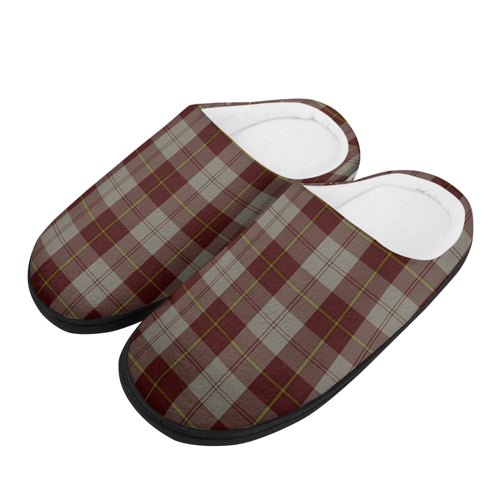 Cunningham Burgundy Dancers Tartan Slippers