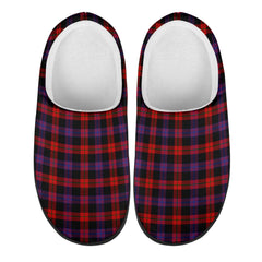 Brown Modern Tartan Slippers