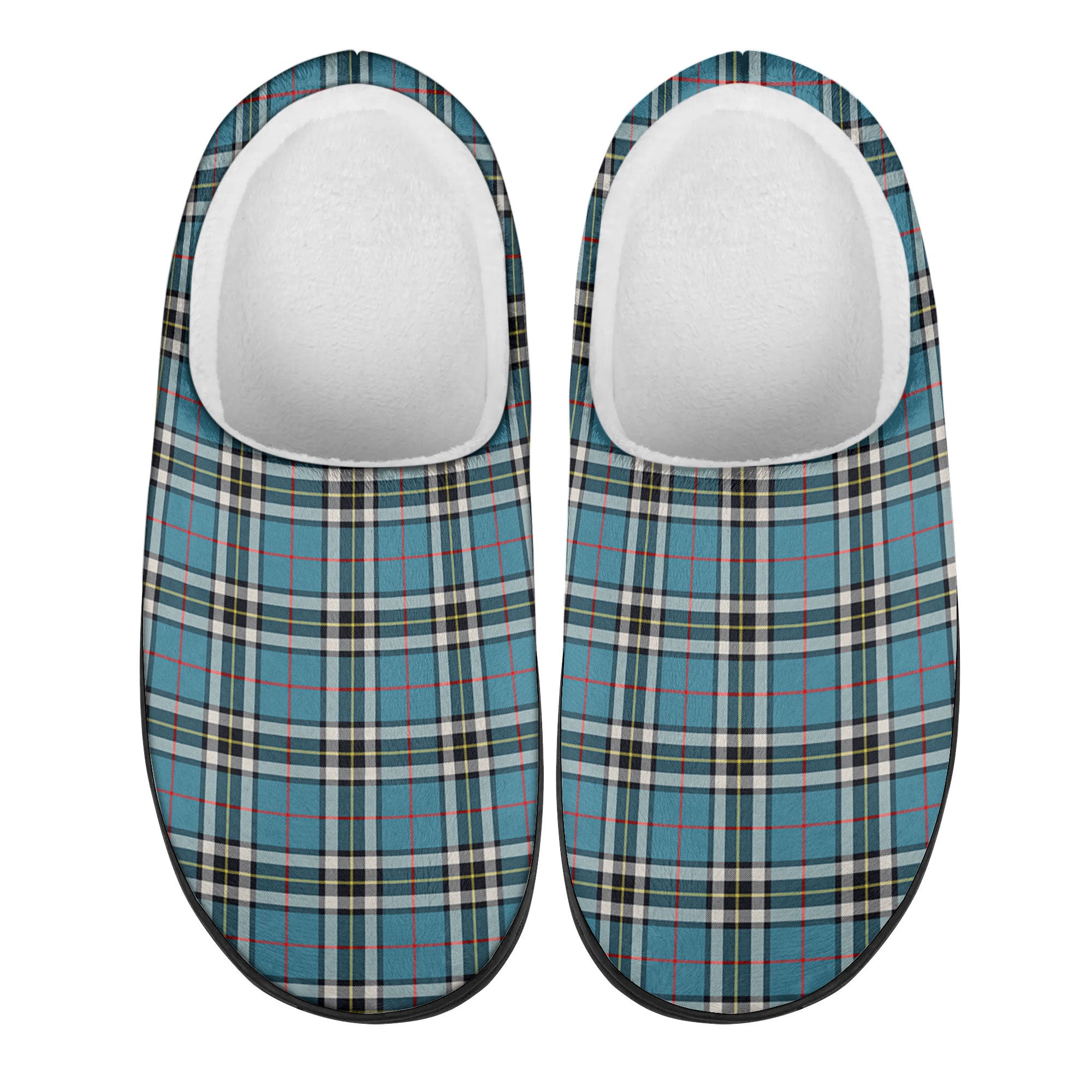 Thomson Blue Tartan Slippers