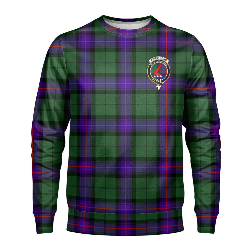 Armstrong Modern Tartan Crest Sweatshirt