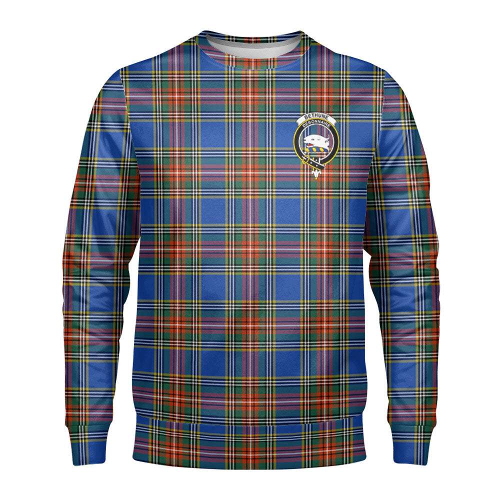 Bethune Ancient Tartan Crest Sweatshirt