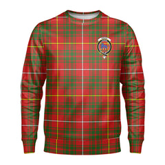 Bruce Modern Tartan Crest Sweatshirt