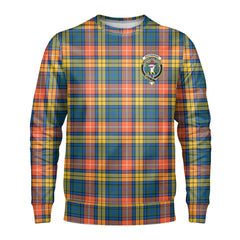 Buchanan Ancient Tartan Crest Sweatshirt