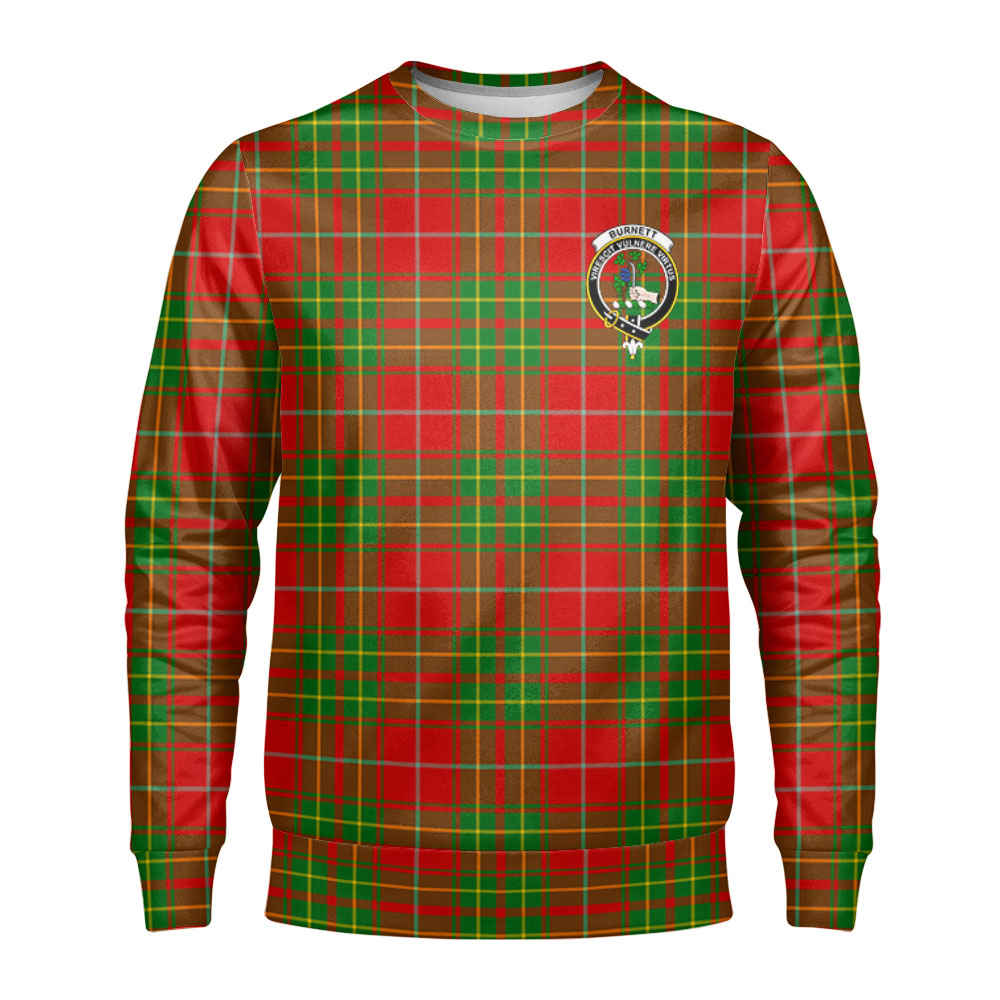 Burnett Ancient Tartan Crest Sweatshirt