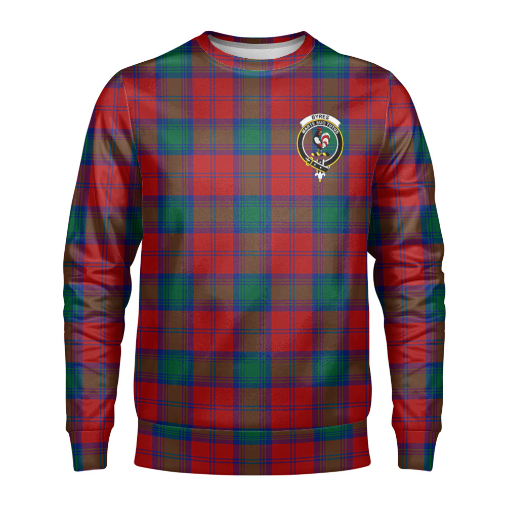 Byres Tartan Crest Sweatshirt