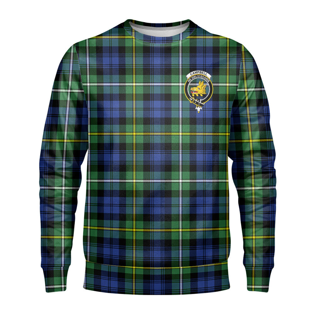 Campbell Argyll Ancient Tartan Crest Sweatshirt