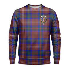 Chisholm Hunting Modern Tartan Crest Sweatshirt