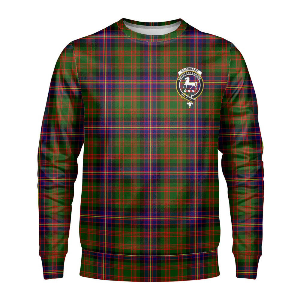 Cochrane Modern Tartan Crest Sweatshirt