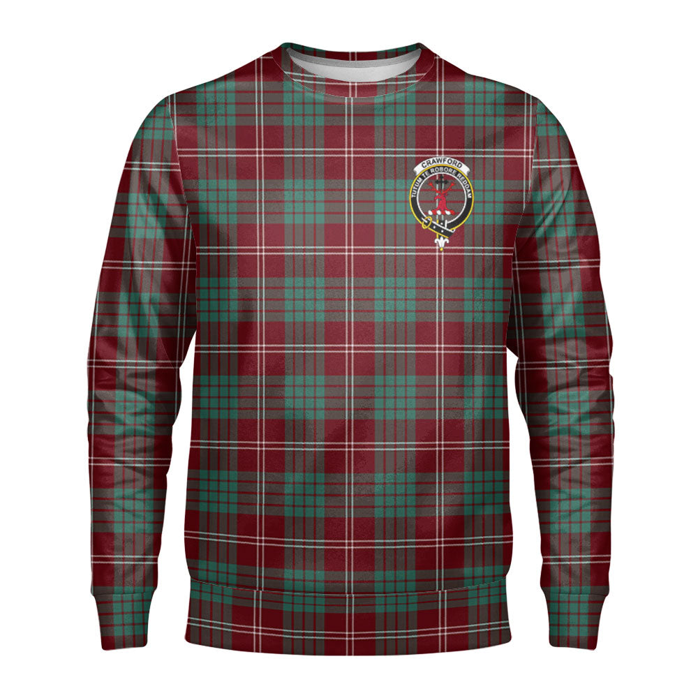 Crawford Modern Tartan Crest Sweatshirt