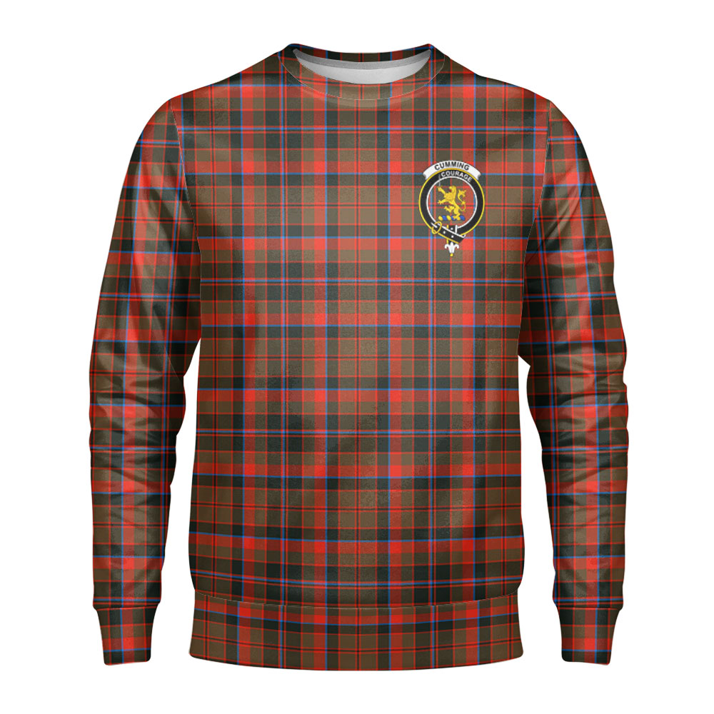 Cumming Hunting Weathered Tartan Crest Sweatshirt