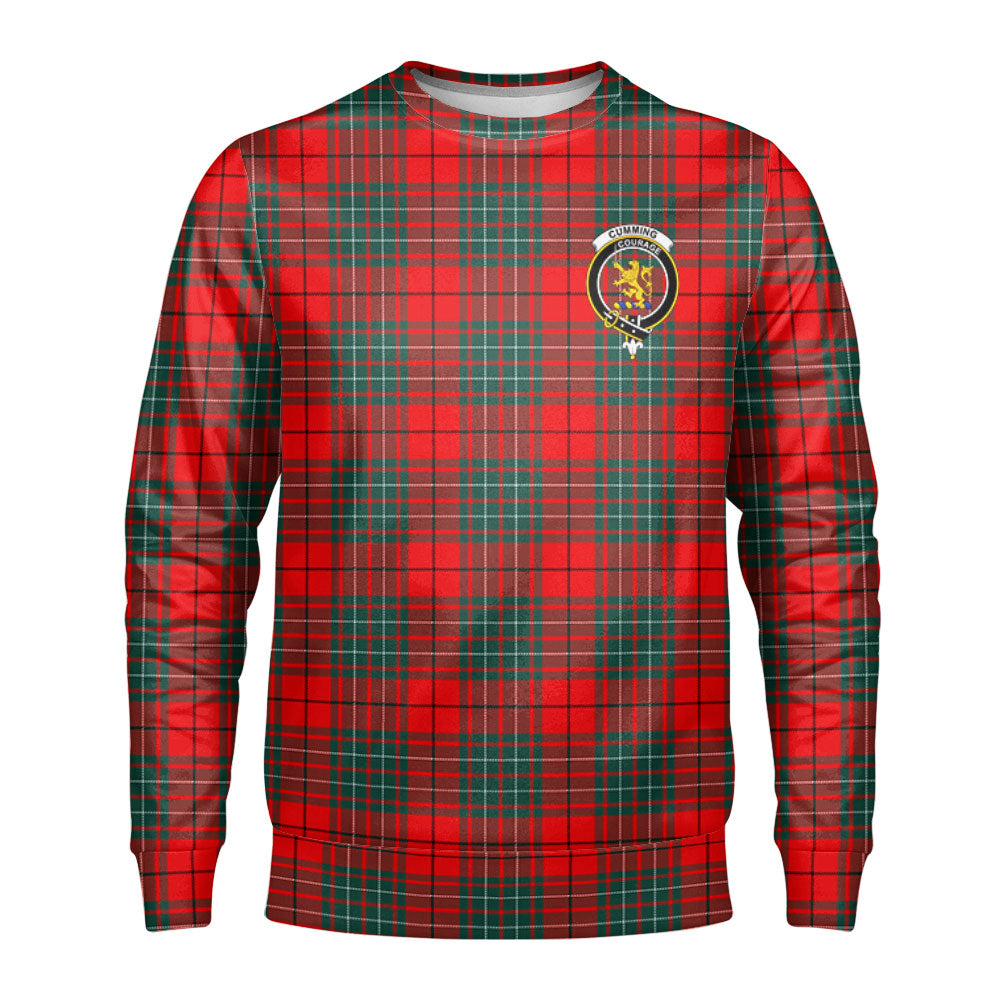 Cumming Modern Tartan Crest Sweatshirt