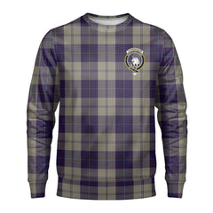 Cunningham Dress Blue Dancers Tartan Crest Sweatshirt