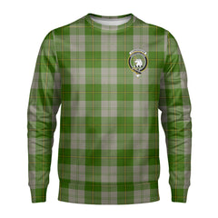 Cunningham Dress Green Dancers Tartan Crest Sweatshirt