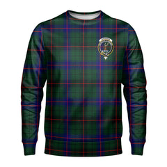 Davidson Modern Tartan Crest Sweatshirt