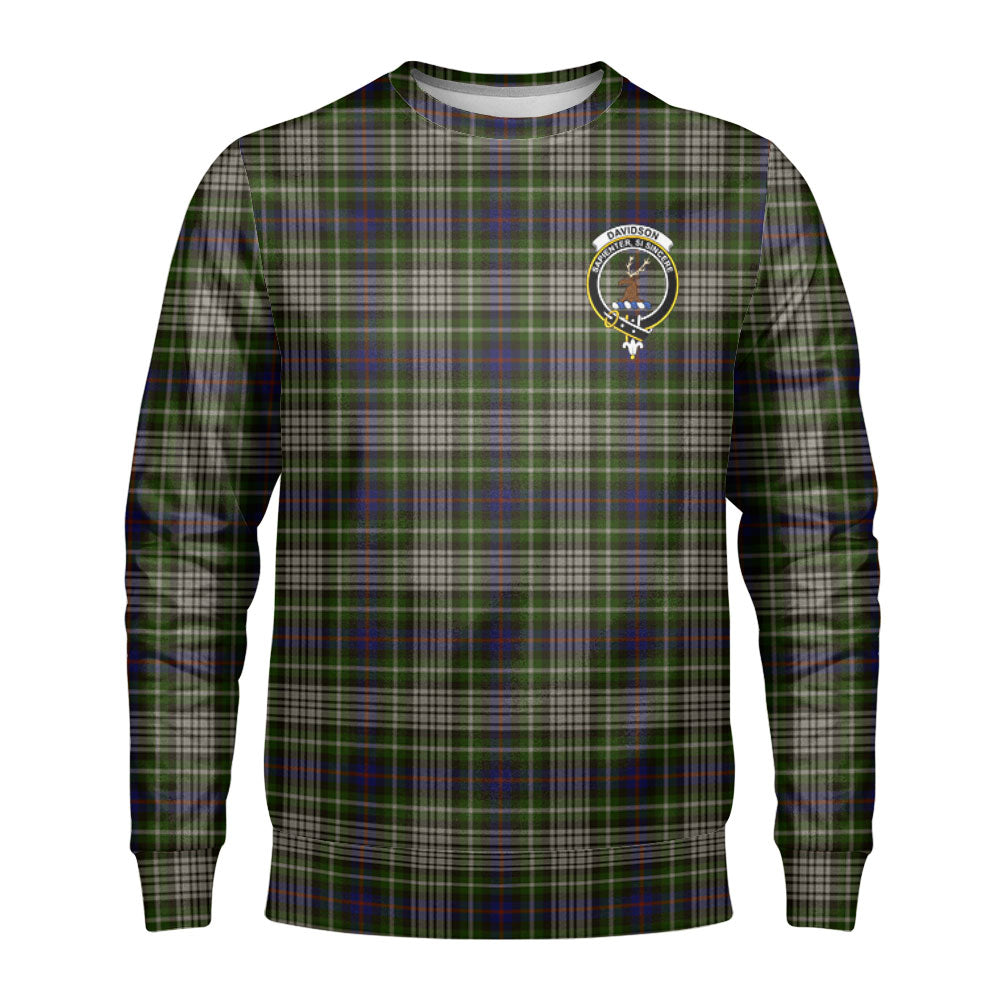 Davidson Tulloch Dress Tartan Crest Sweatshirt