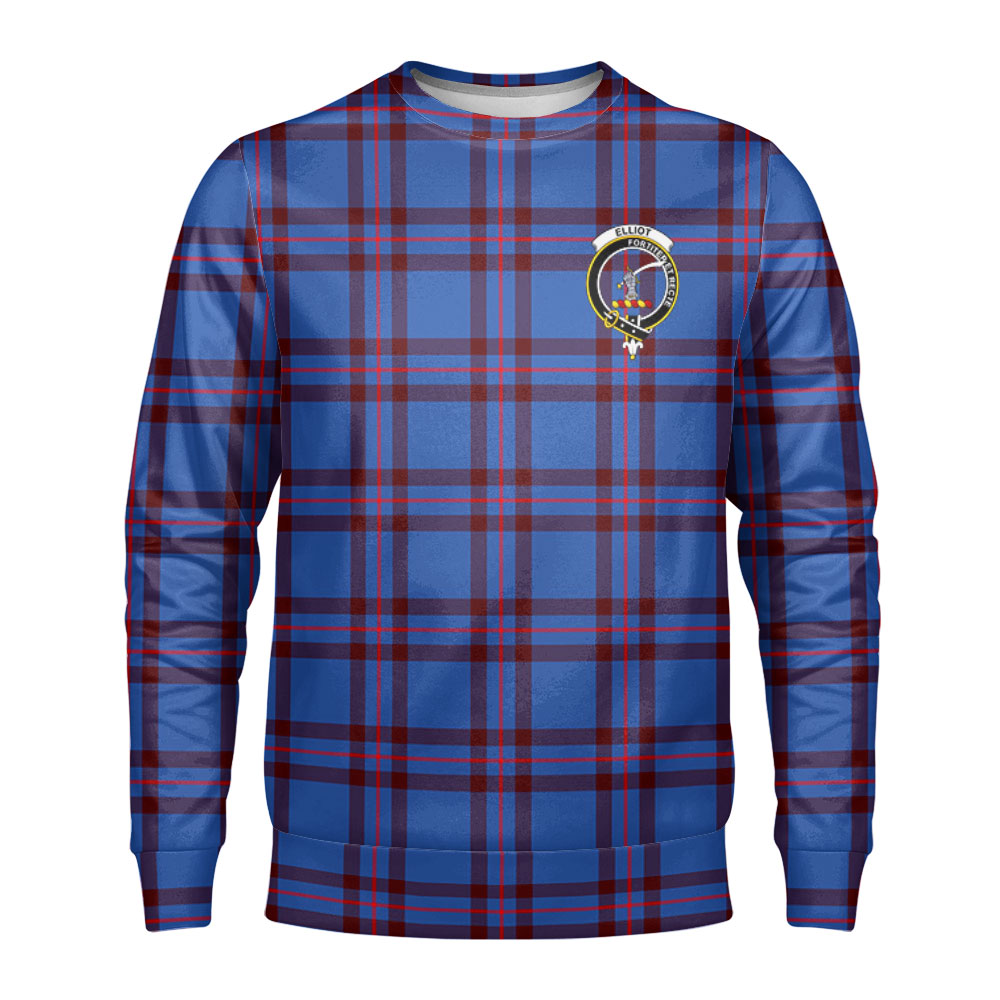 Elliot Modern Tartan Crest Sweatshirt